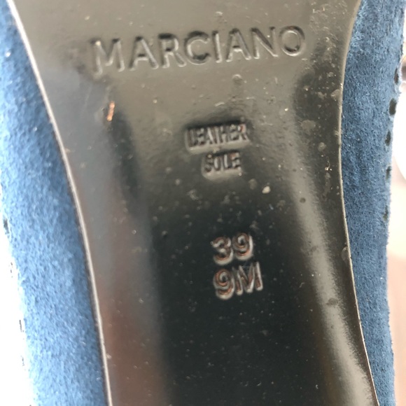 Marciano navy open toe booties - Picture 3 of 4